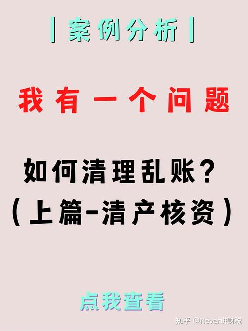 如何清理亂賬上篇清產核資
